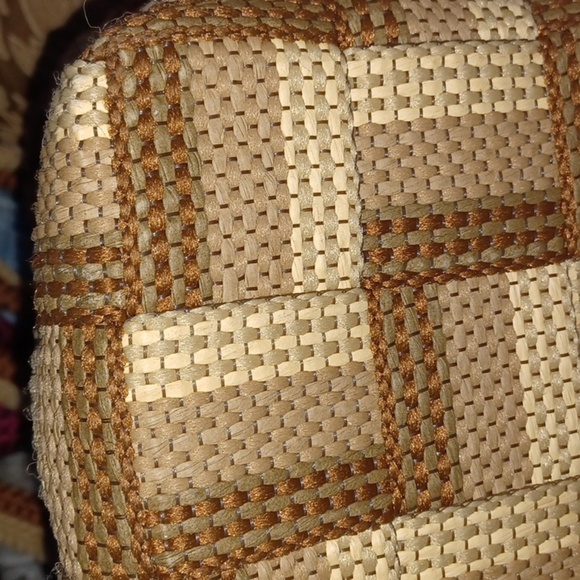 Passports Made In Italy brown & cream Woven Tote Bag, 8x10x6 - Picture 8 of 8